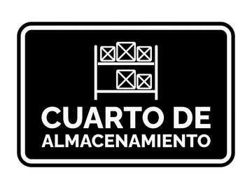 Signs ByLITA Classic Framed Cuarto de Almacenamiento Door or Wall Sign
